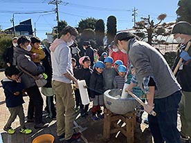 餅つき会